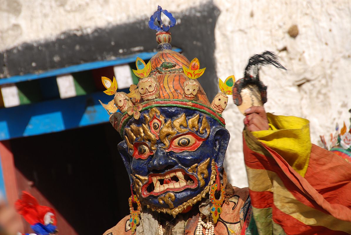 Mustang Lo Manthang Tiji Festival Day 1 05-3 Masked Dancer Close Up
